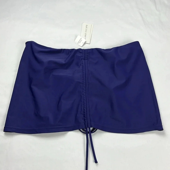 Island Escape New Women’s 12 Ruched Side Tie Skirted Swimsuit Bottom - Picture 11 of 11